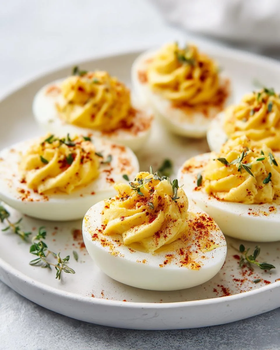 Deviled Eggs With Relish And Mustard - detail 4