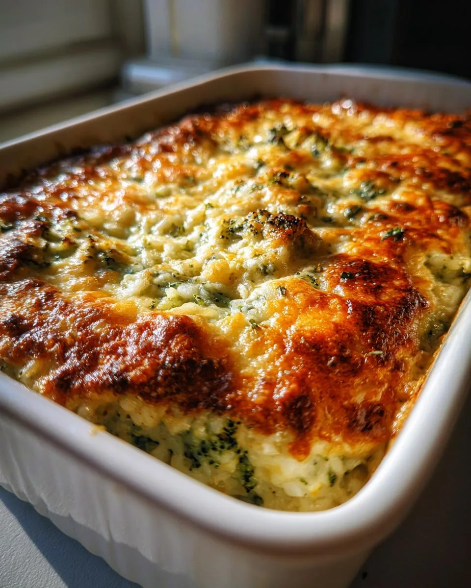Easter Broccoli Rice Casserole Bake - detail 4