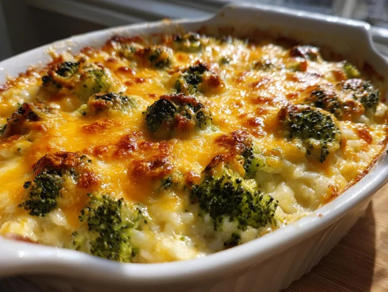 Easter Broccoli Rice Casserole Bake
