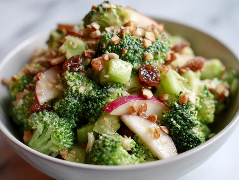 Easter Broccoli Salad With Raisins