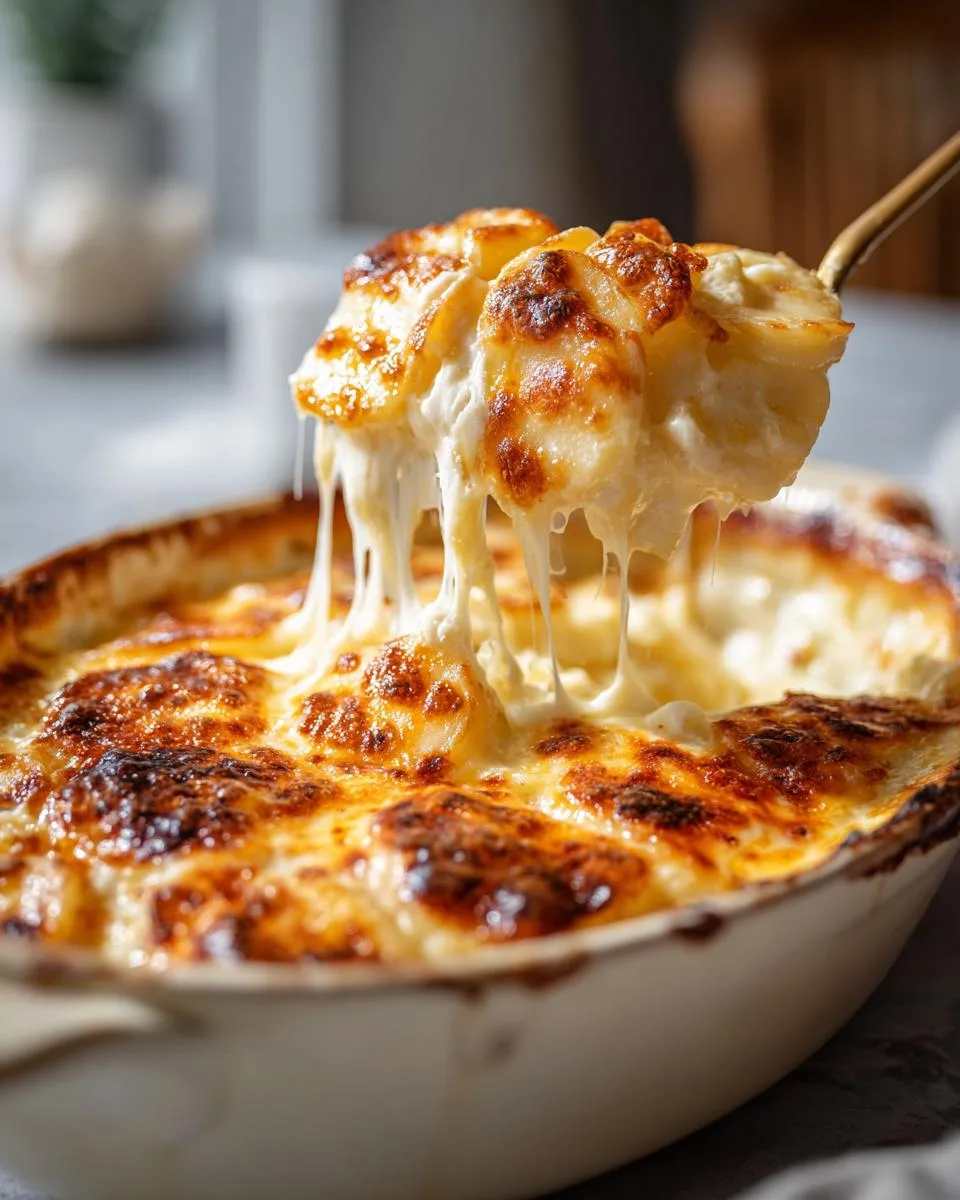 Easter Scalloped Potatoes With Cheese - detail 4