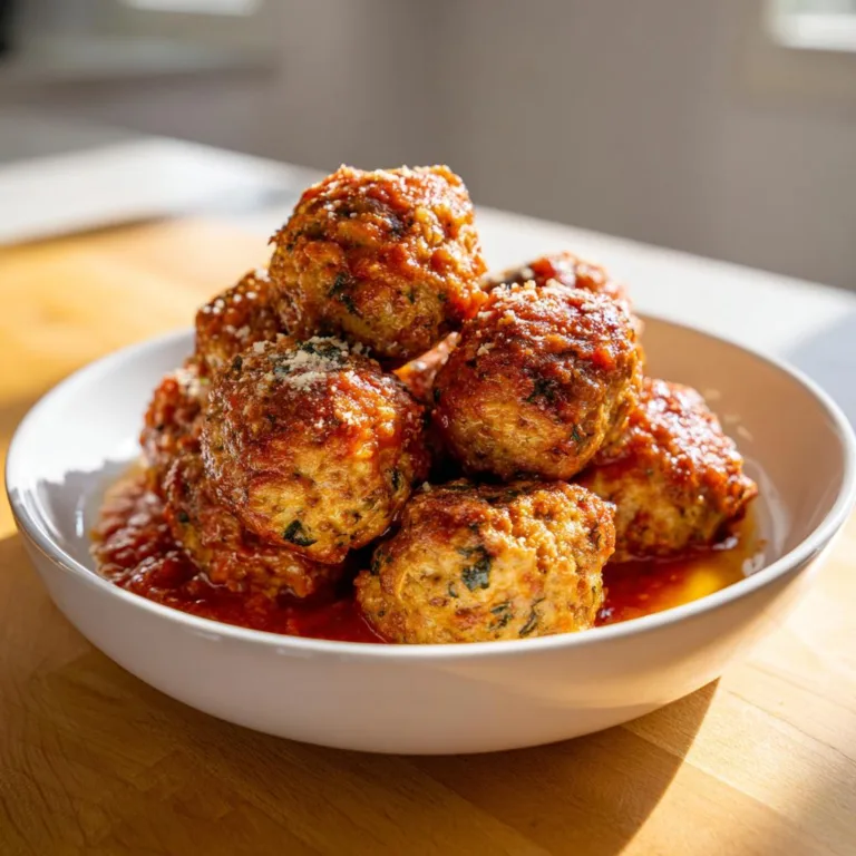 Easy Oven Baked Italian Meatballs