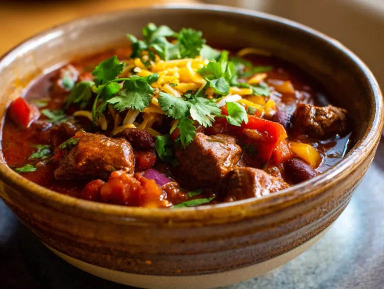 Easy Texas Beef Chili