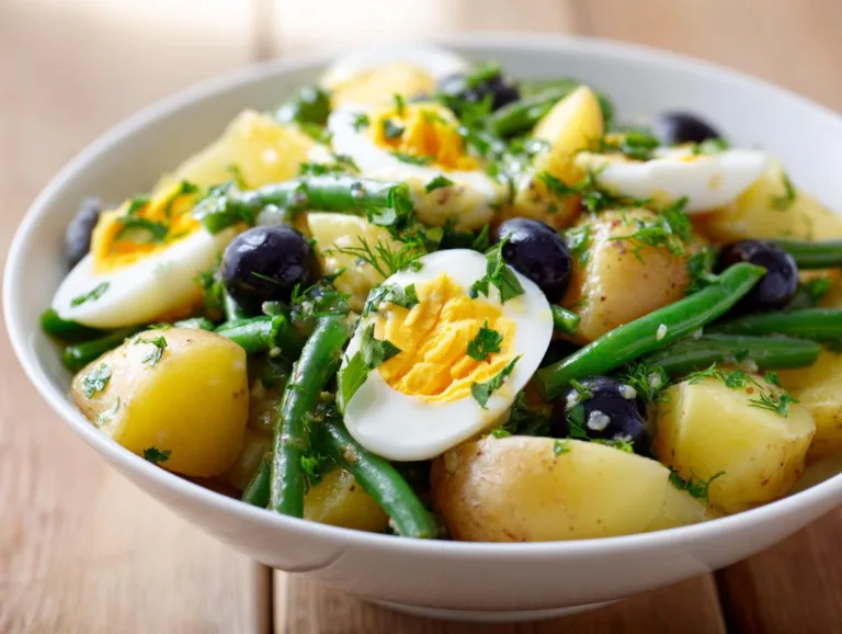 French Style Potato Green Bean salad