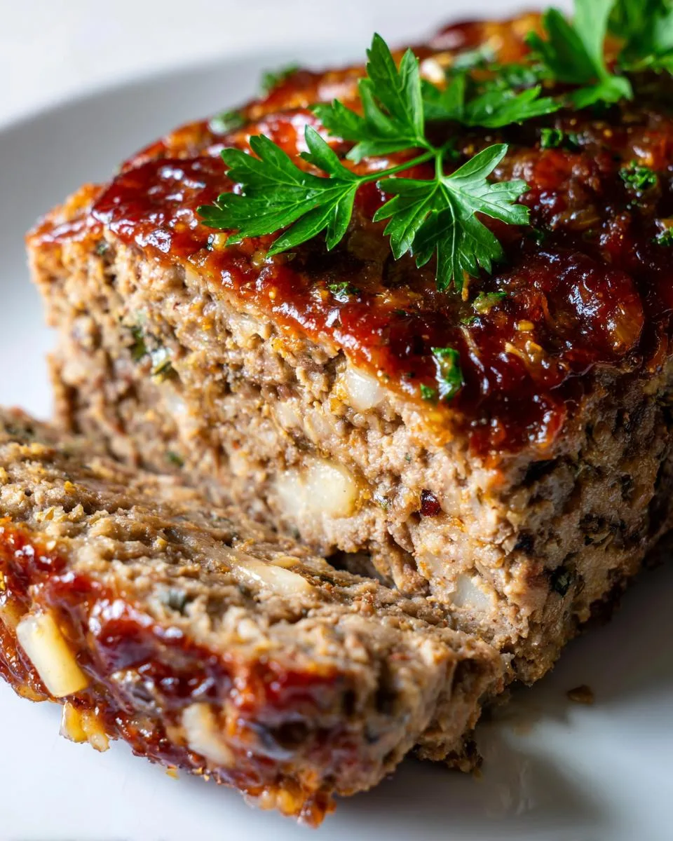 Garlic Parmesan Meatloaf Recipe - detail 3