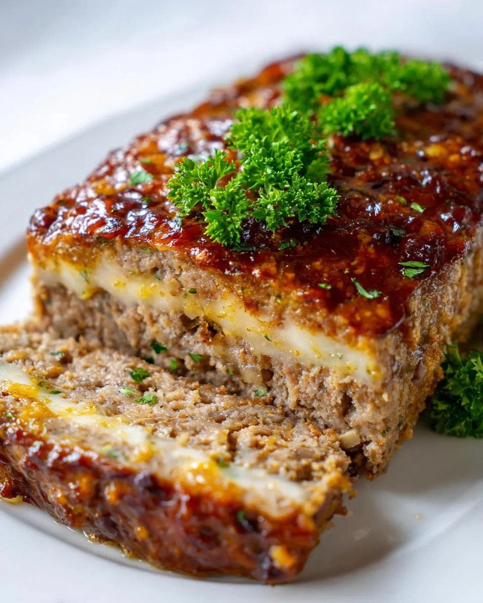 Garlic Parmesan Meatloaf Recipe - detail 5