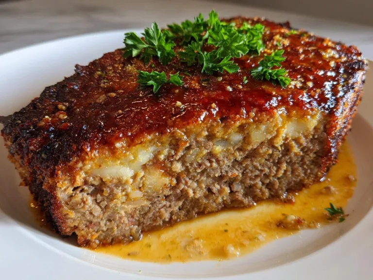 Garlic Parmesan Meatloaf Recipe