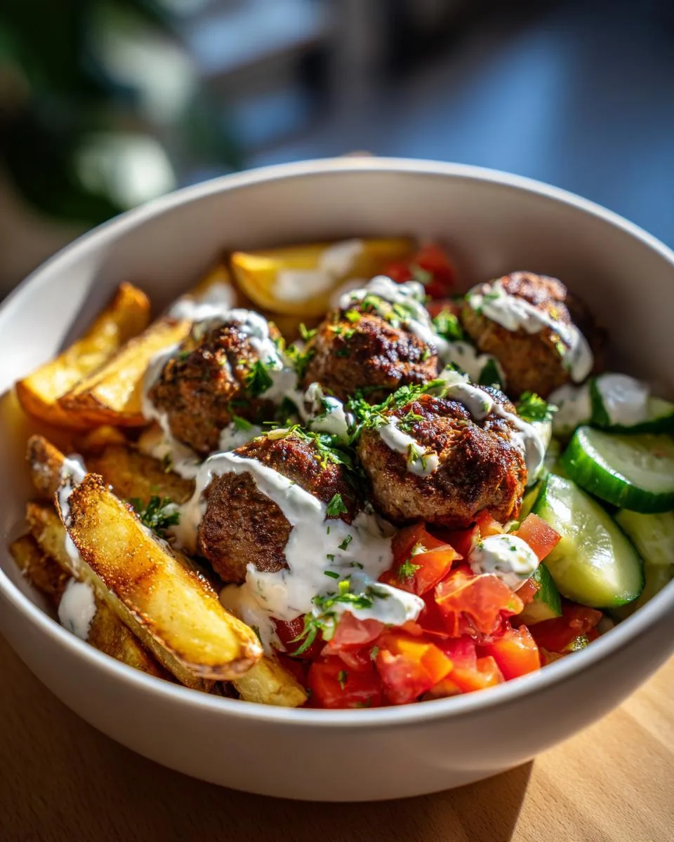 Greek Meatball Bowl Recipe - detail 4