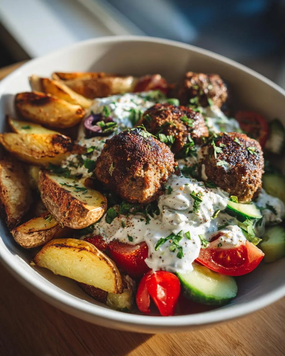 Greek Meatball Bowl Recipe - detail 5