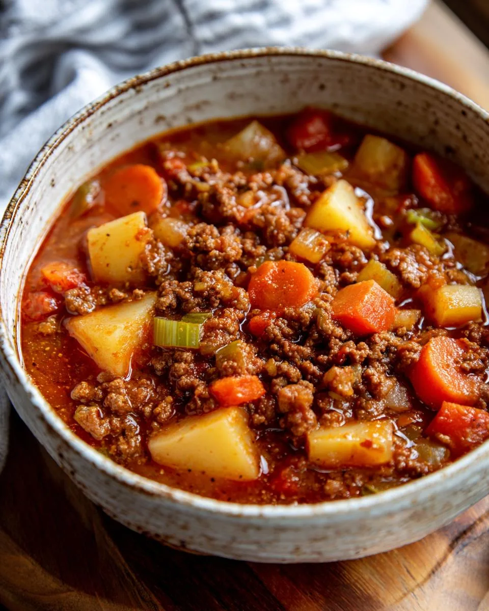 Hamburger Stew - detail 3