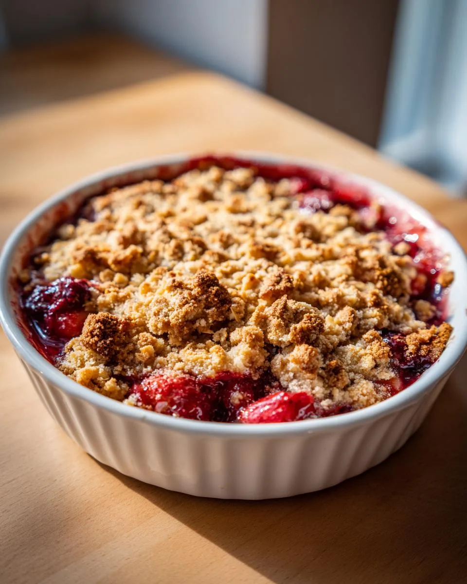 Healthy Cherry Oat Crumble - detail 1