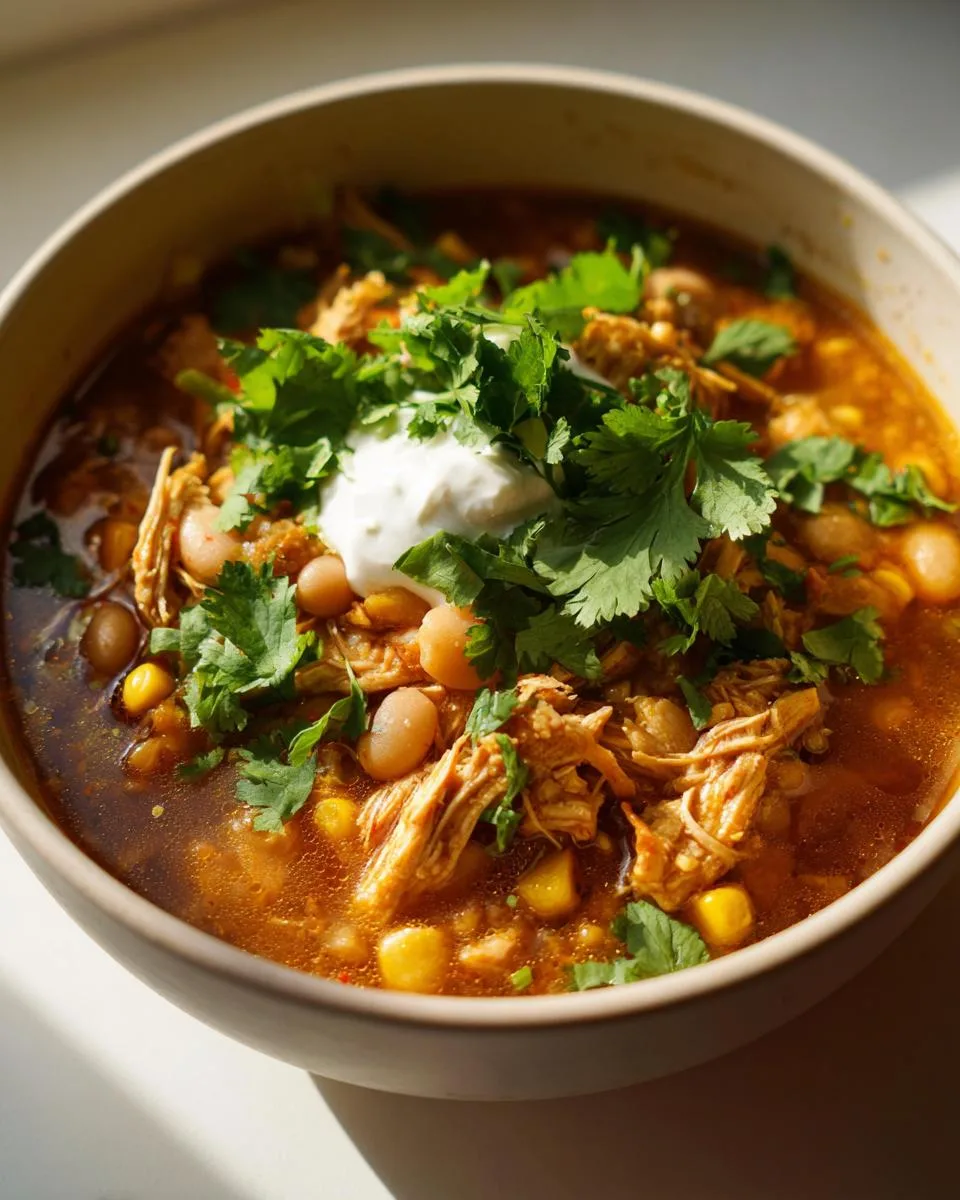 Healthy White Chicken Chili - detail 3