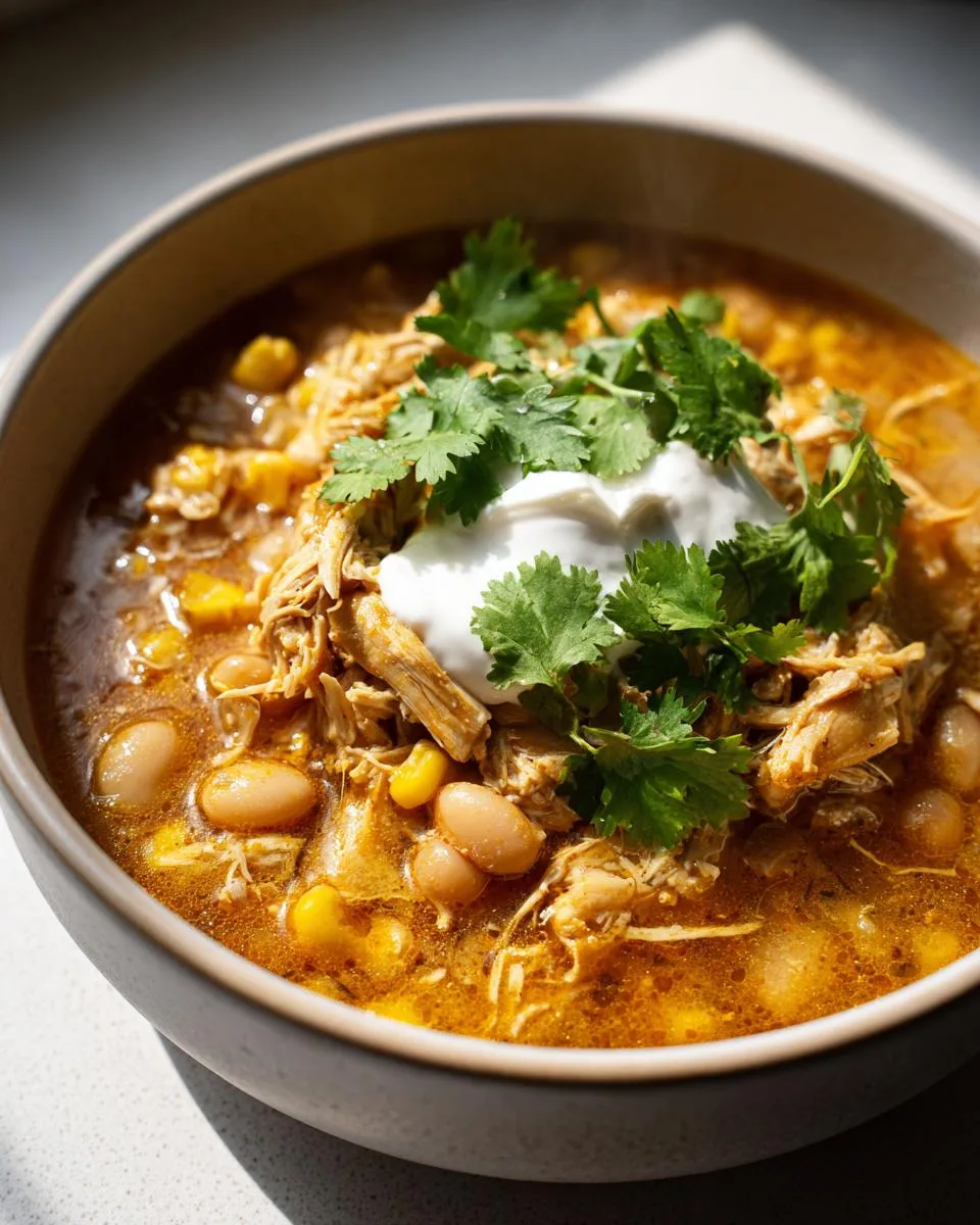 Healthy White Chicken Chili - detail 4