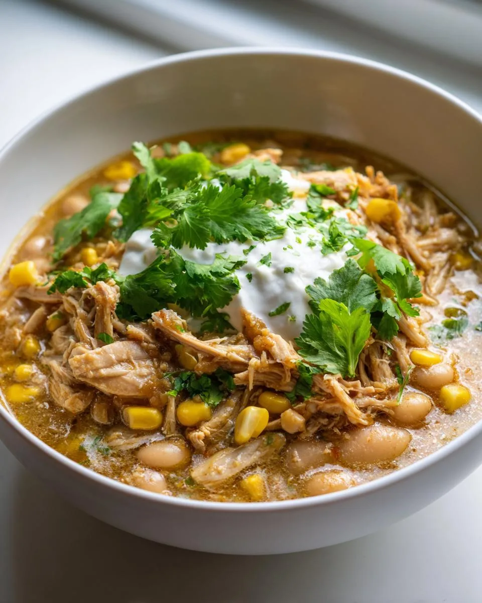 Healthy White Chicken Chili - detail 5