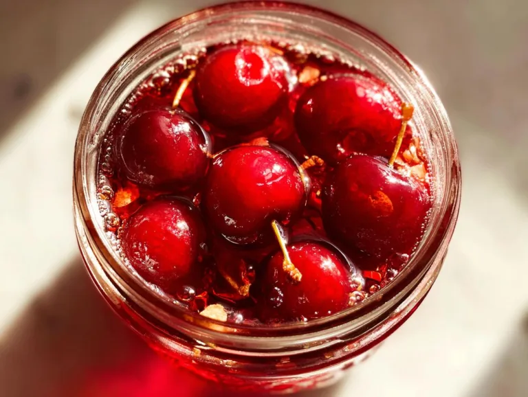 Homemade Maraschino Cherries Recipe