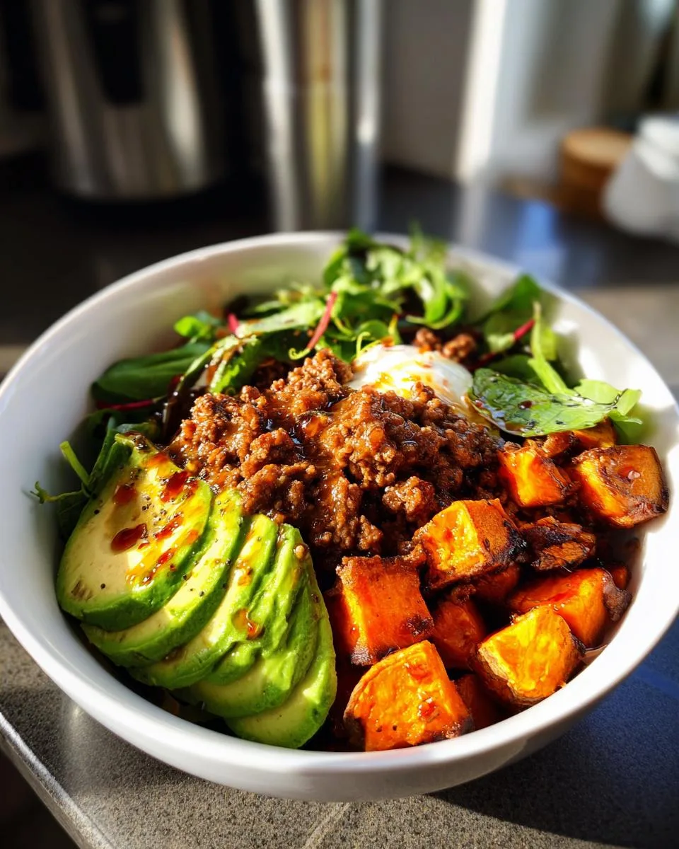 Hot Honey Beef Bowls - detail 5