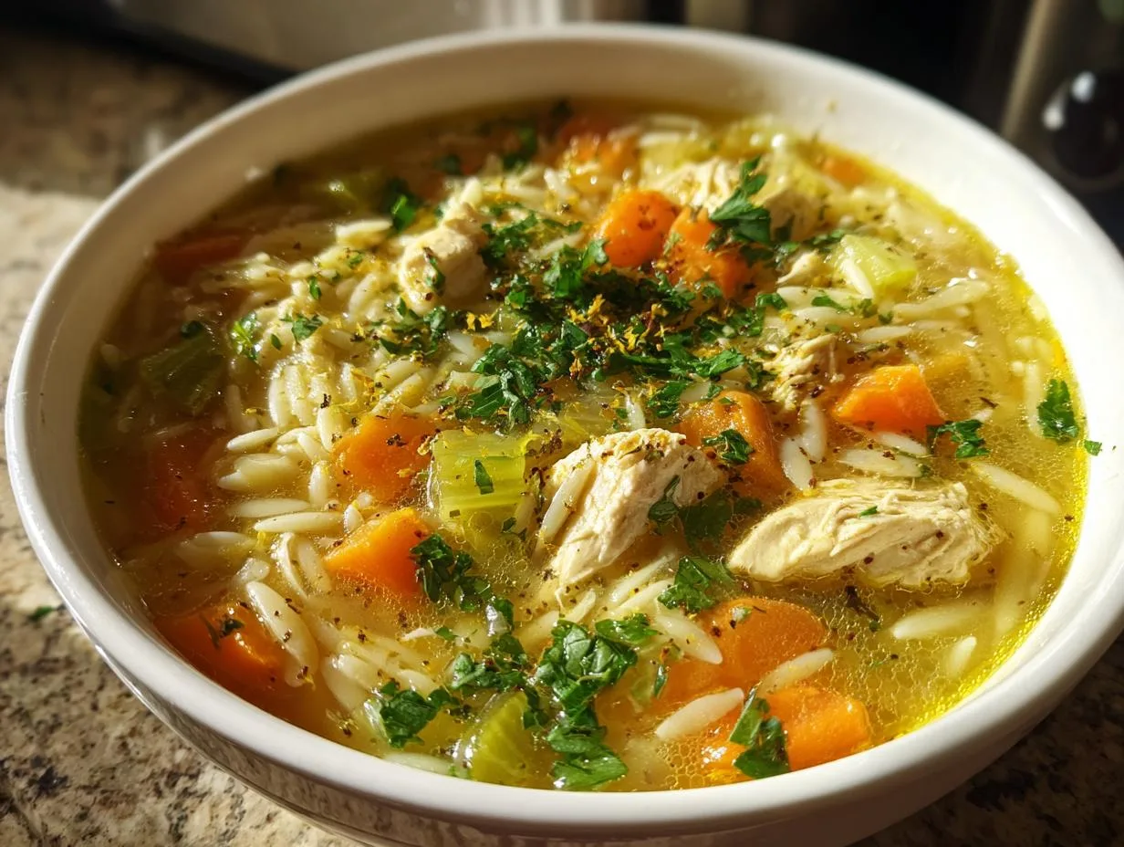 Lemon Chicken Orzo Soup: 5-Star Comfort in 1 Hour