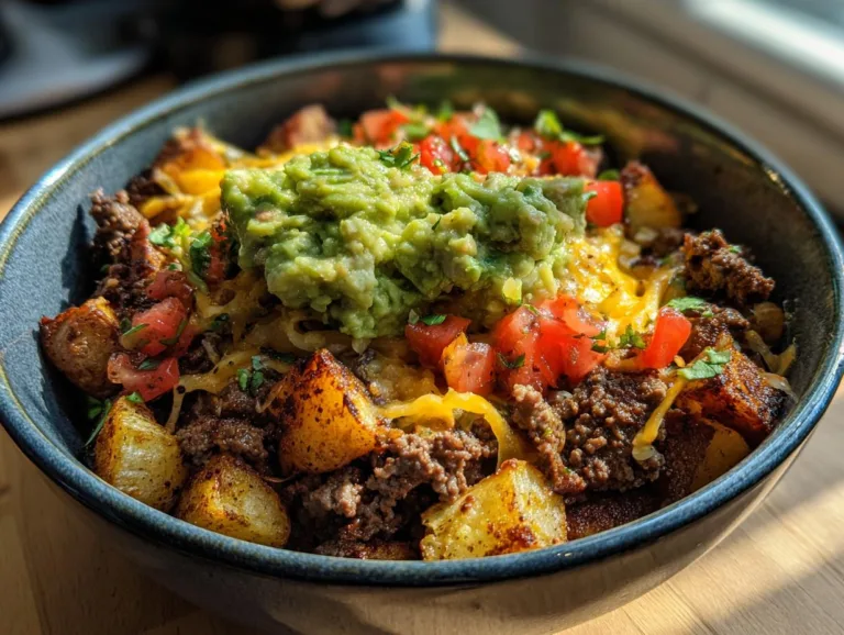 Loaded Potato Taco Bowl