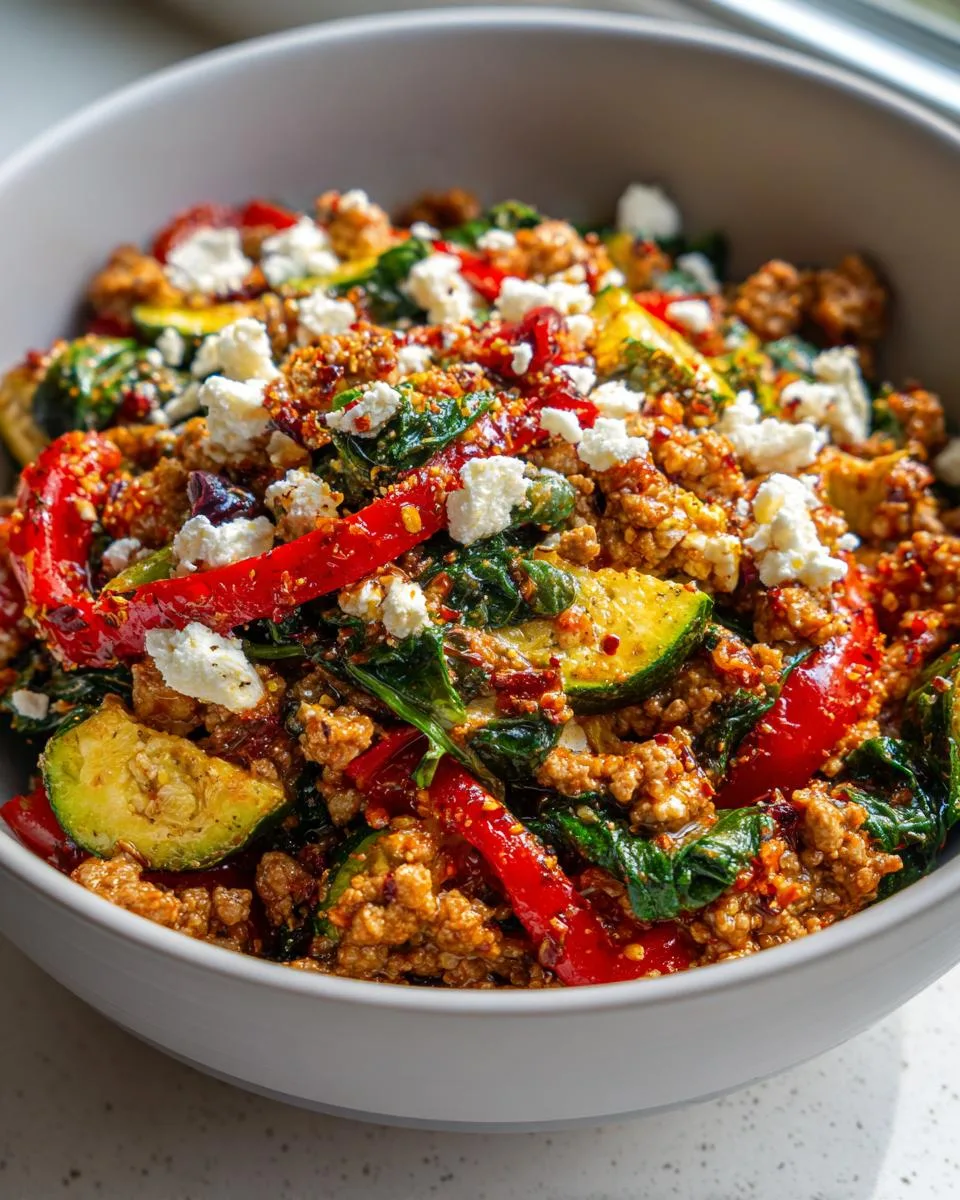 Mediterranean Ground Beef Stir Fry - detail 4