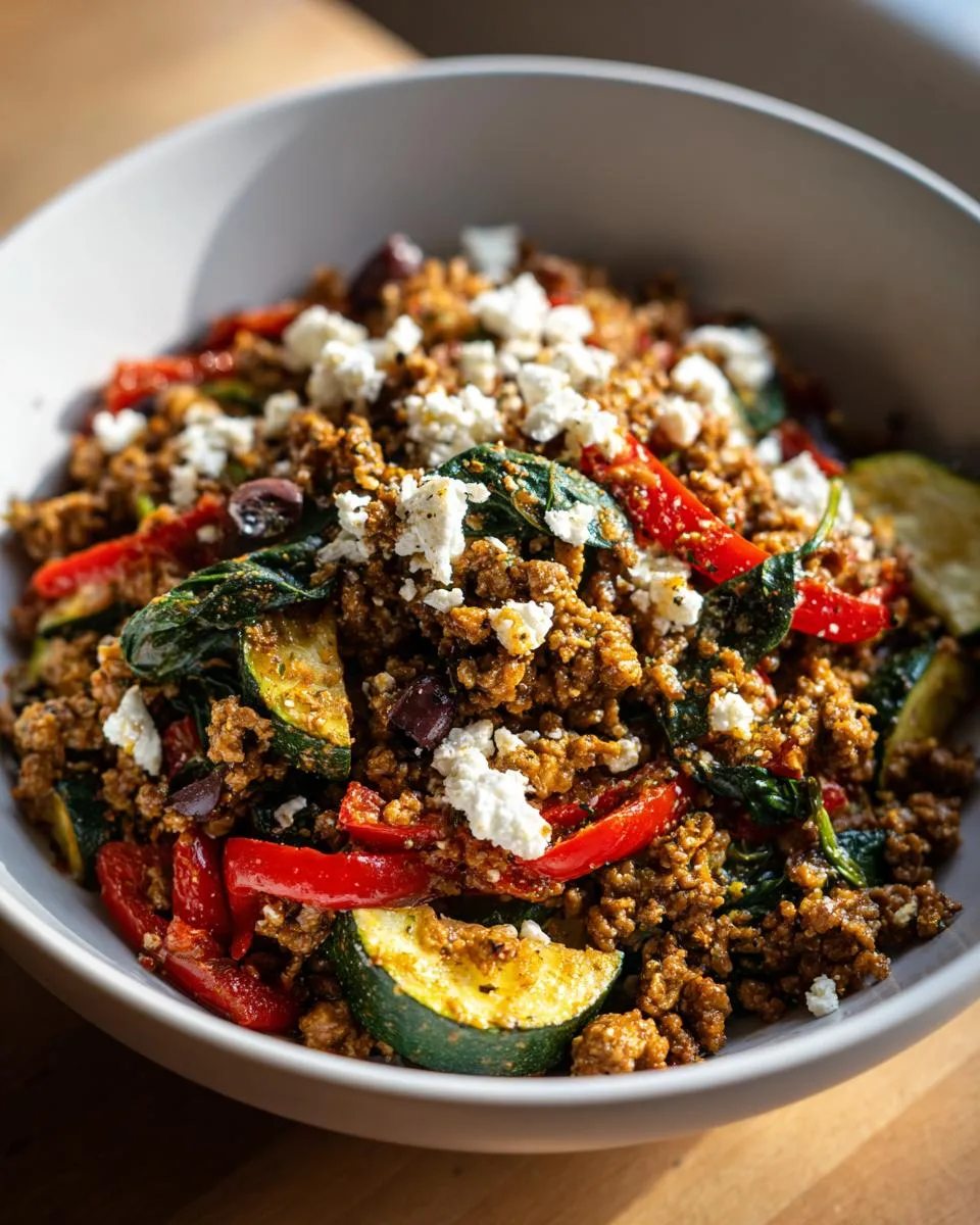 Mediterranean Ground Beef Stir Fry - detail 5