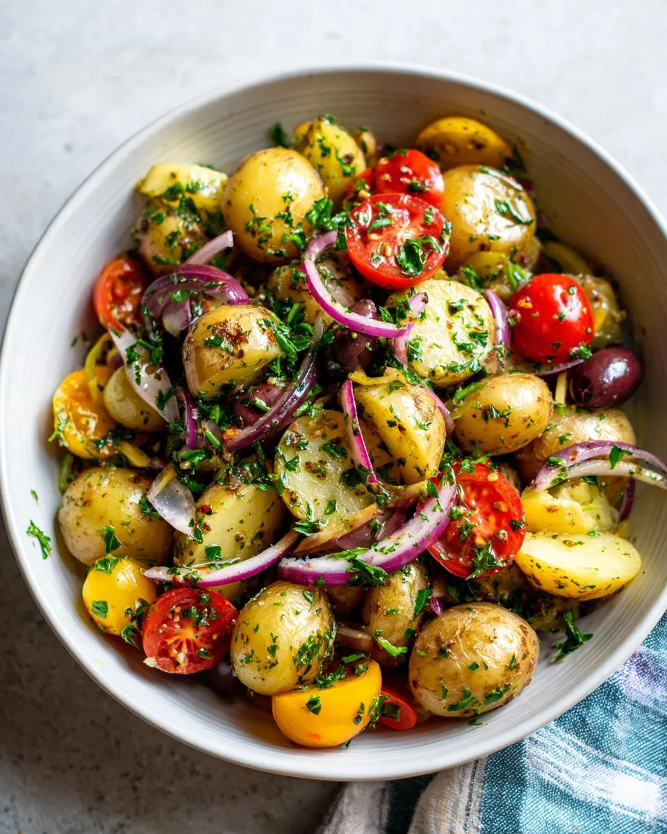Mediterranean Potato Salad - detail 3