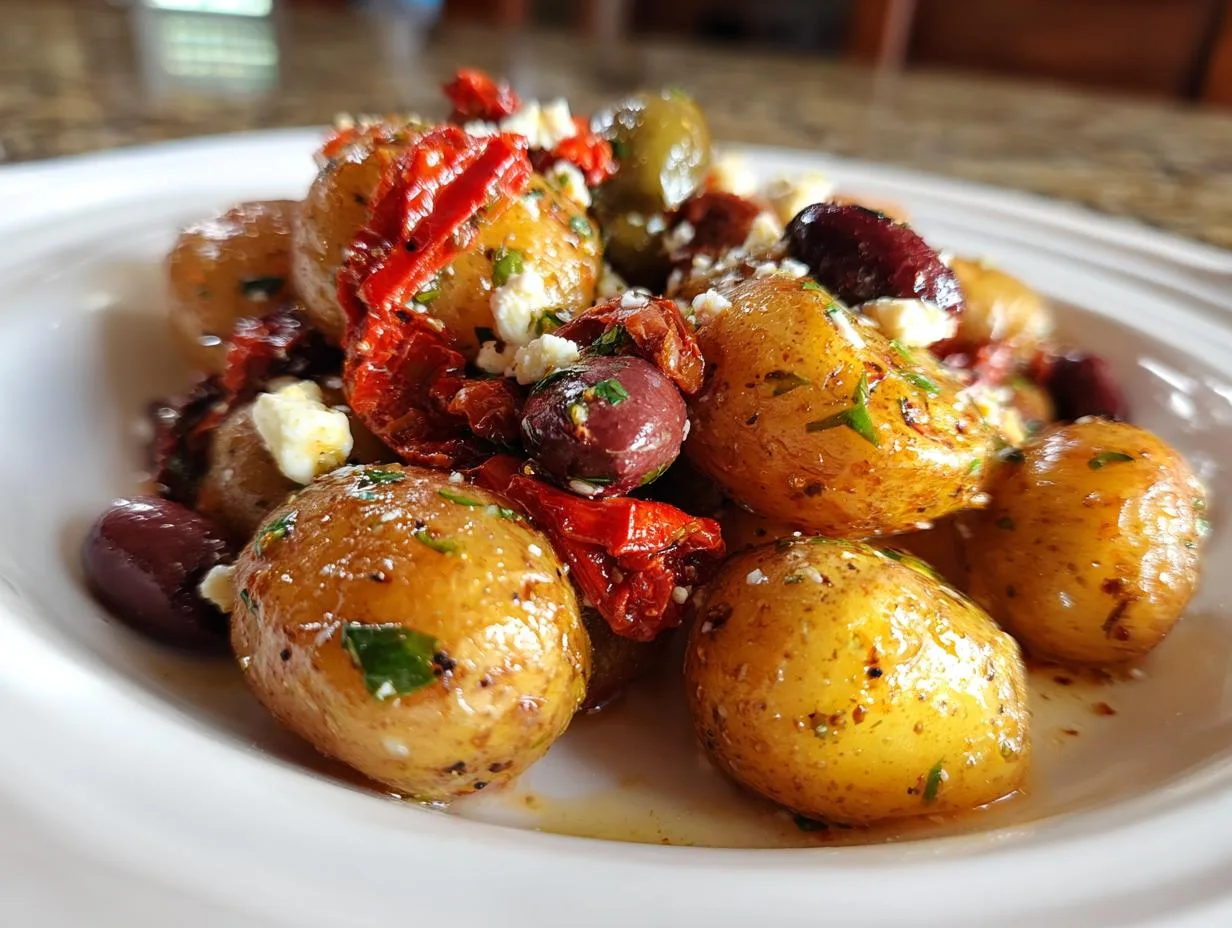 Irresistible Olive Greek Potato Salad Recipe in 30 Minutes