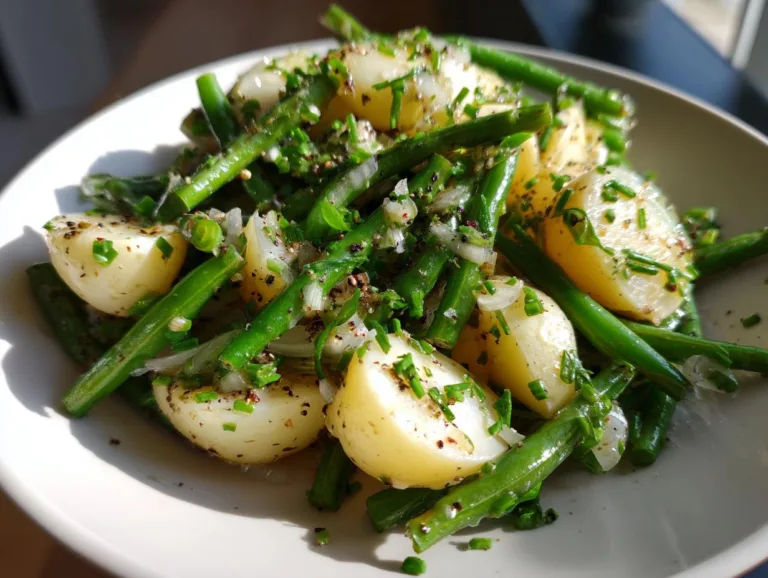 Quick Green Bean Potato Salad