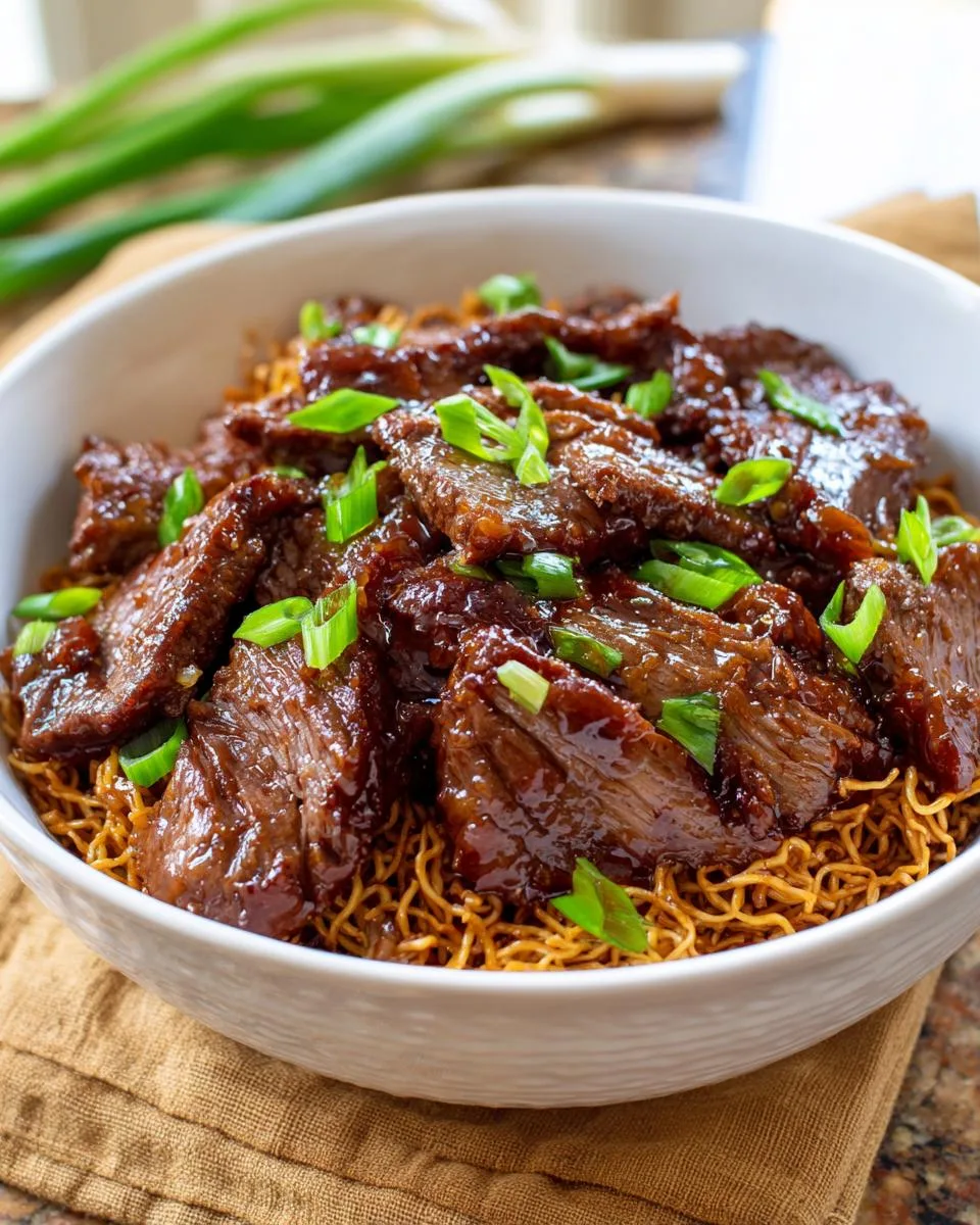 Restaurant Style Mongolian Beef - detail 4