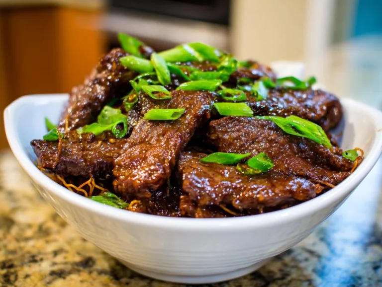 Restaurant Style Mongolian Beef