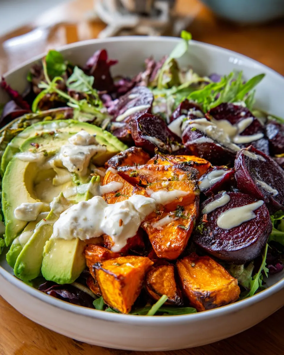 Roasted Beet Sweet Potato Avocado - detail 4