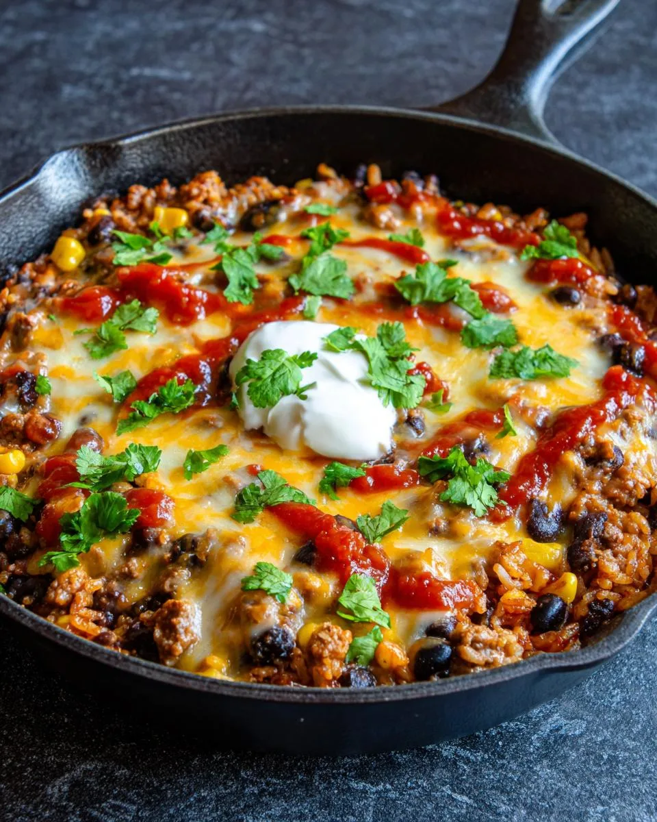 Taco Rice Skillet - detail 3