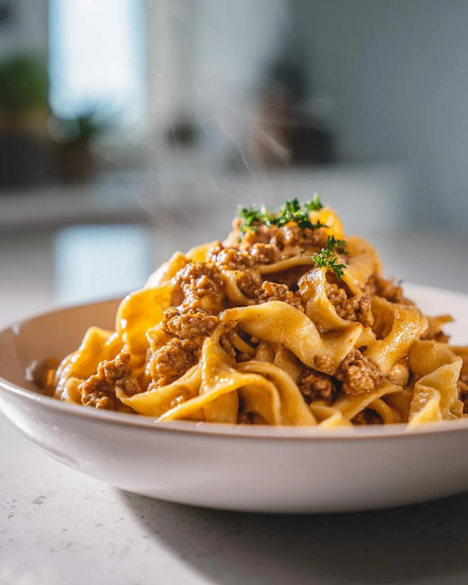 Tasty Ground Beef Stroganoff - detail 5