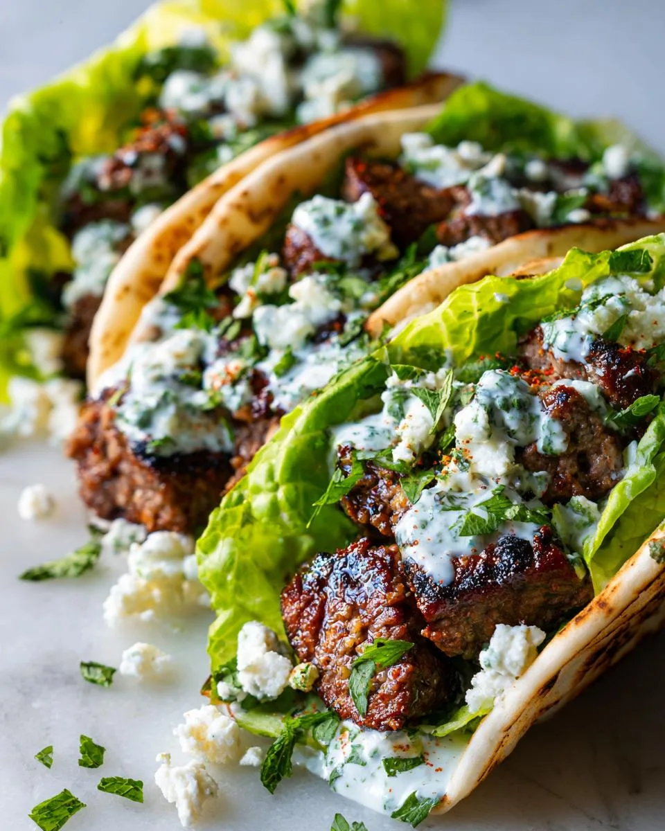 Top Greek Beef Wraps Roasted - detail 3