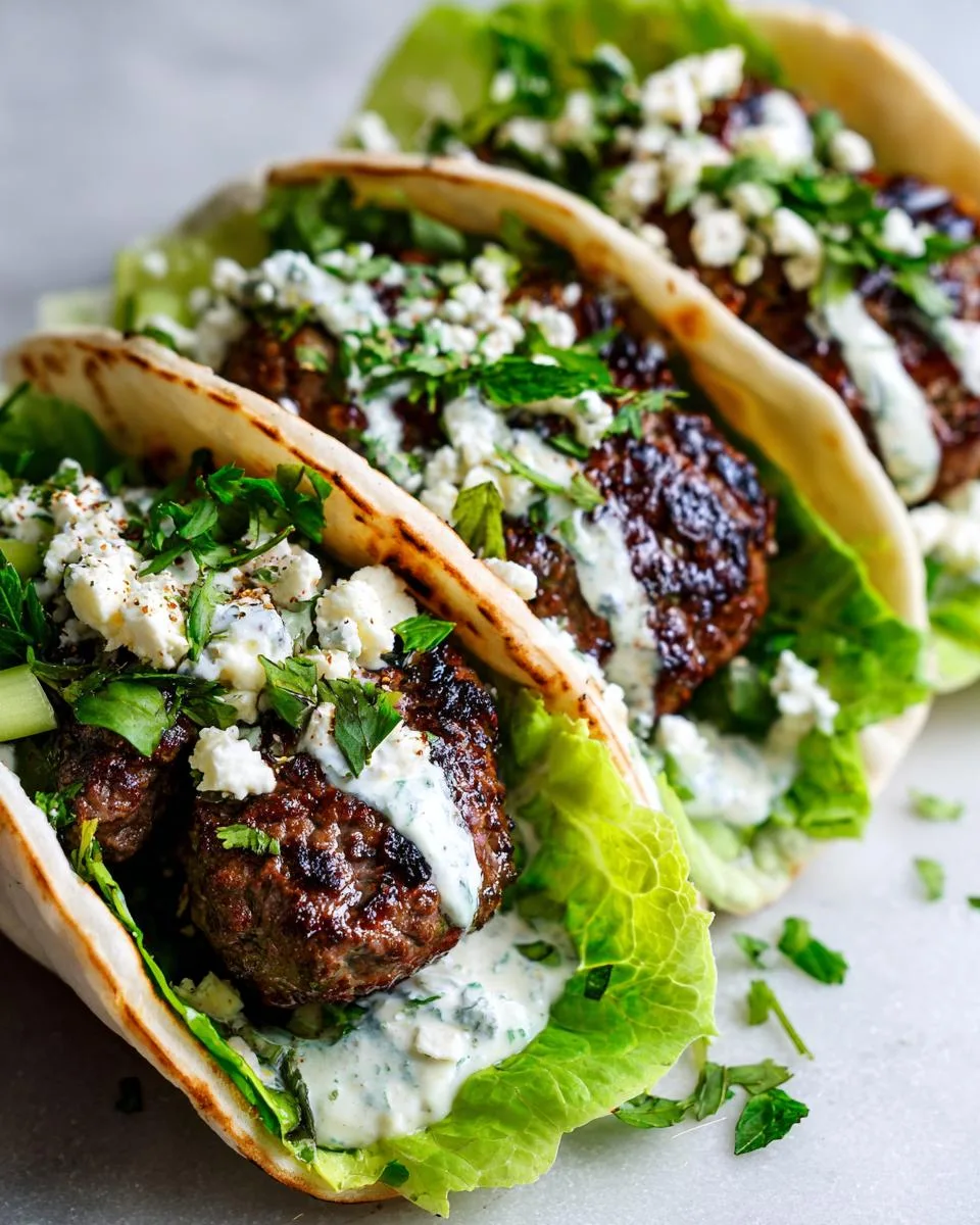 Top Greek Beef Wraps Roasted - detail 4