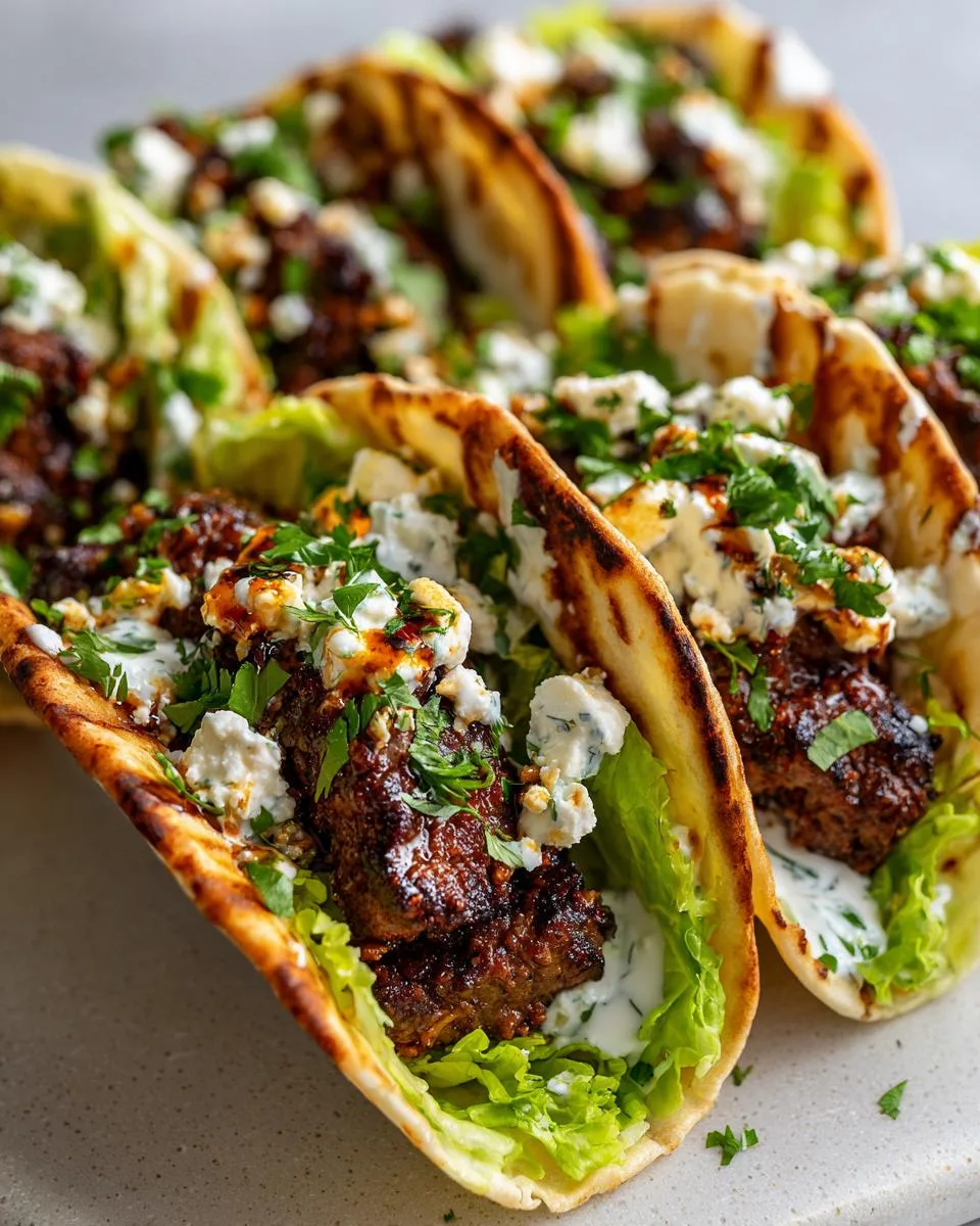 Top Greek Beef Wraps Roasted - detail 5