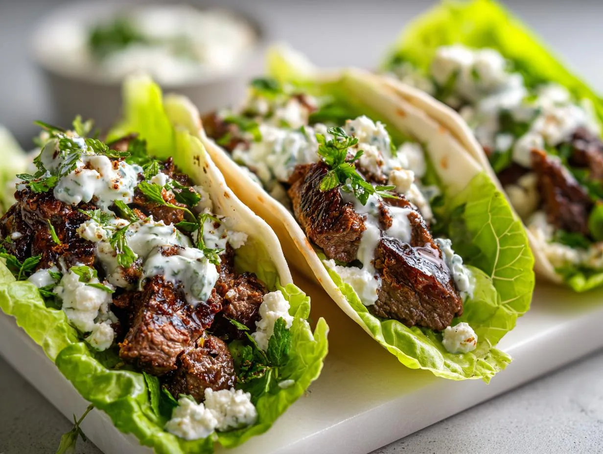 35-Minute Top Greek Beef Wraps Roasted to Perfection
