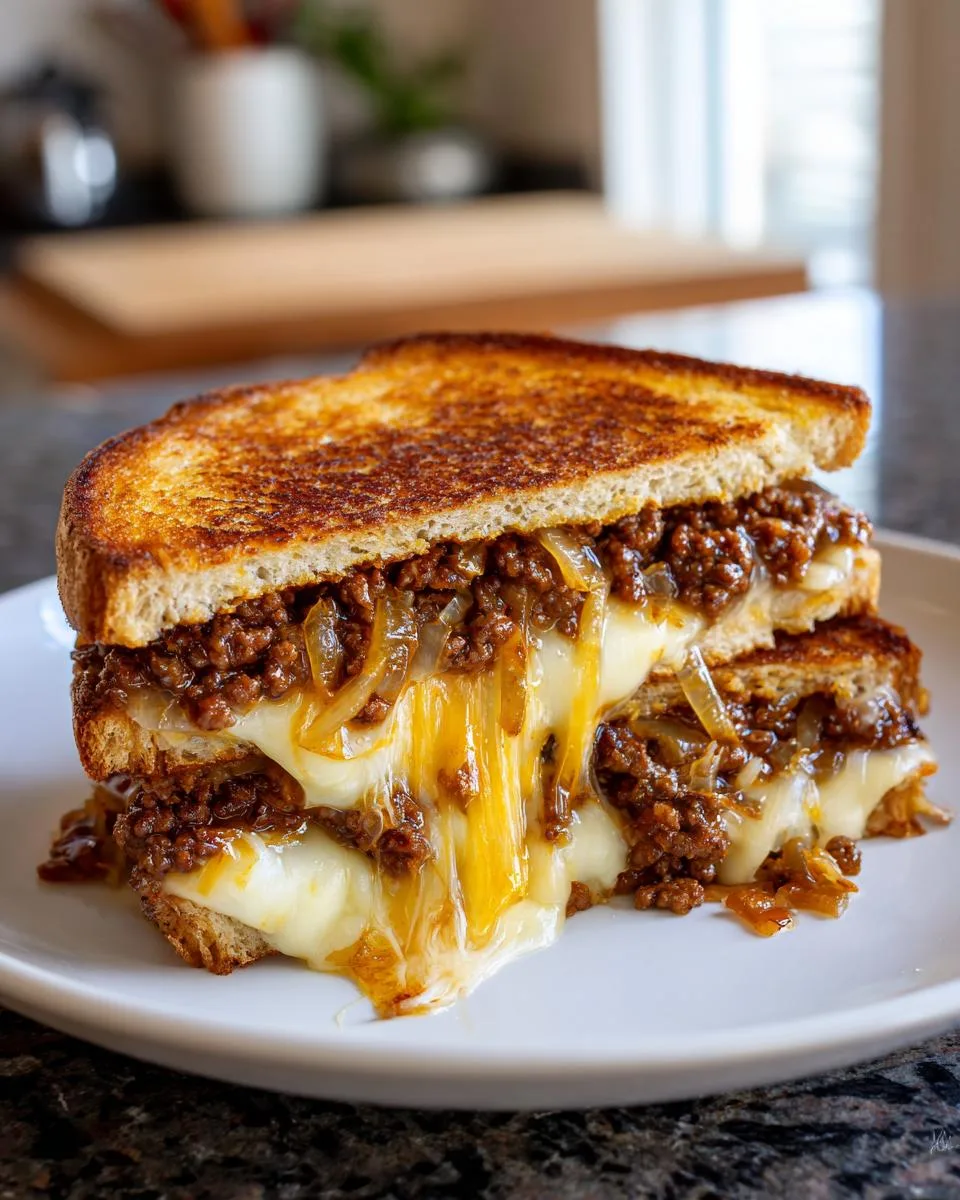 Ultimate Cheesy Ground Beef Melt - detail 3
