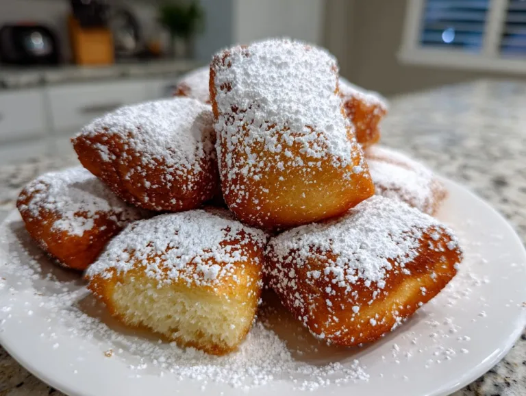amazing vanilla french beignets