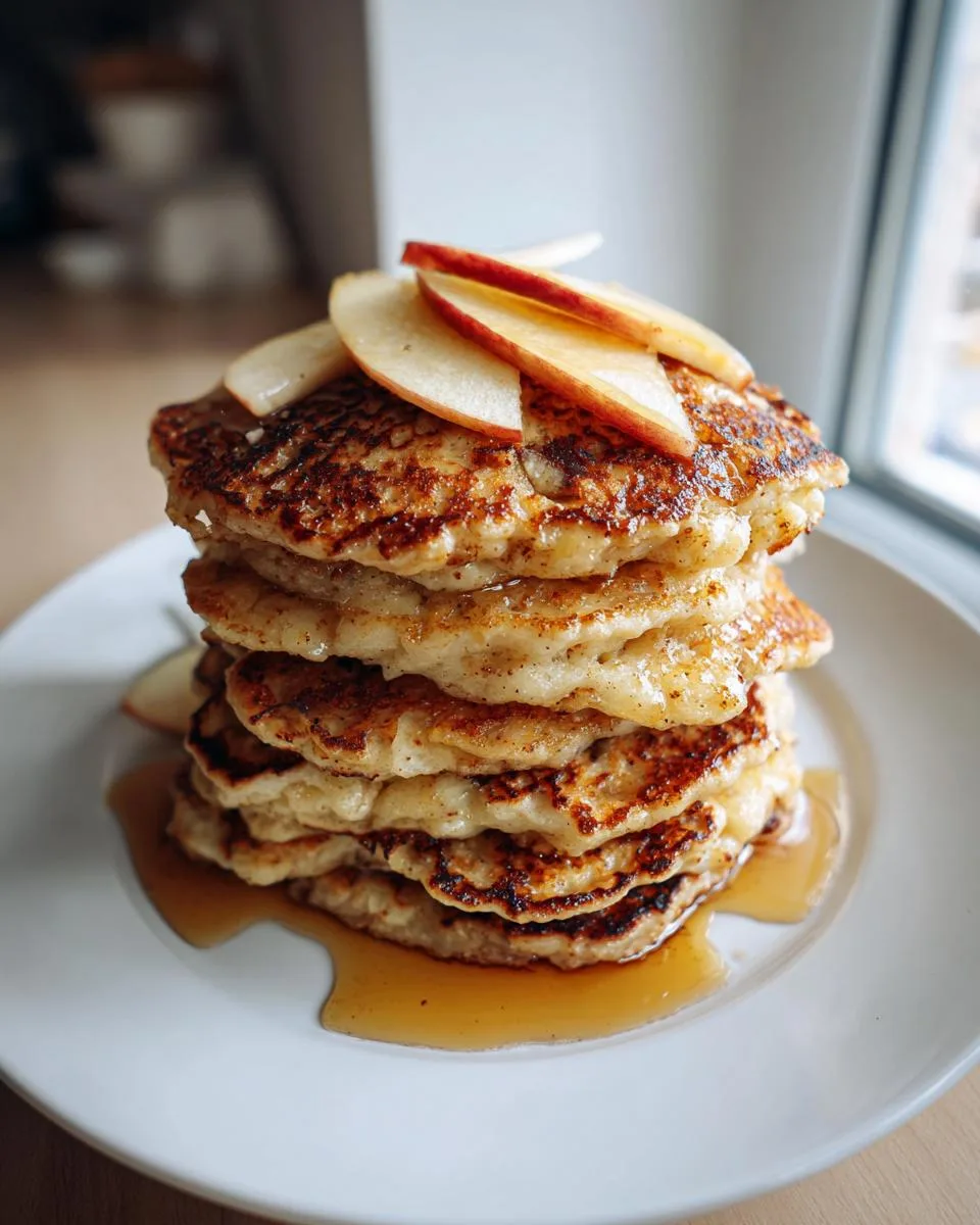 apple yogurt pancakes - detail 3