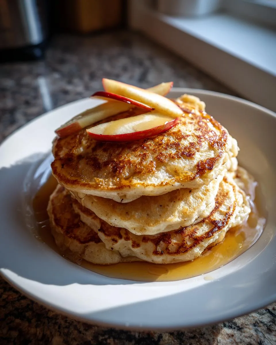 apple yogurt pancakes - detail 4