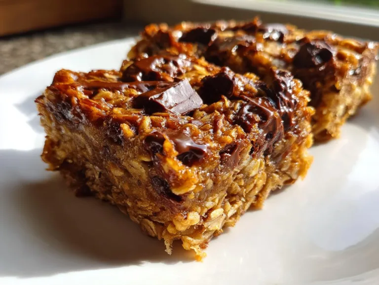 banana oatmeal bars