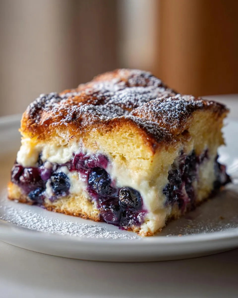blueberry french toast casserole - detail 3