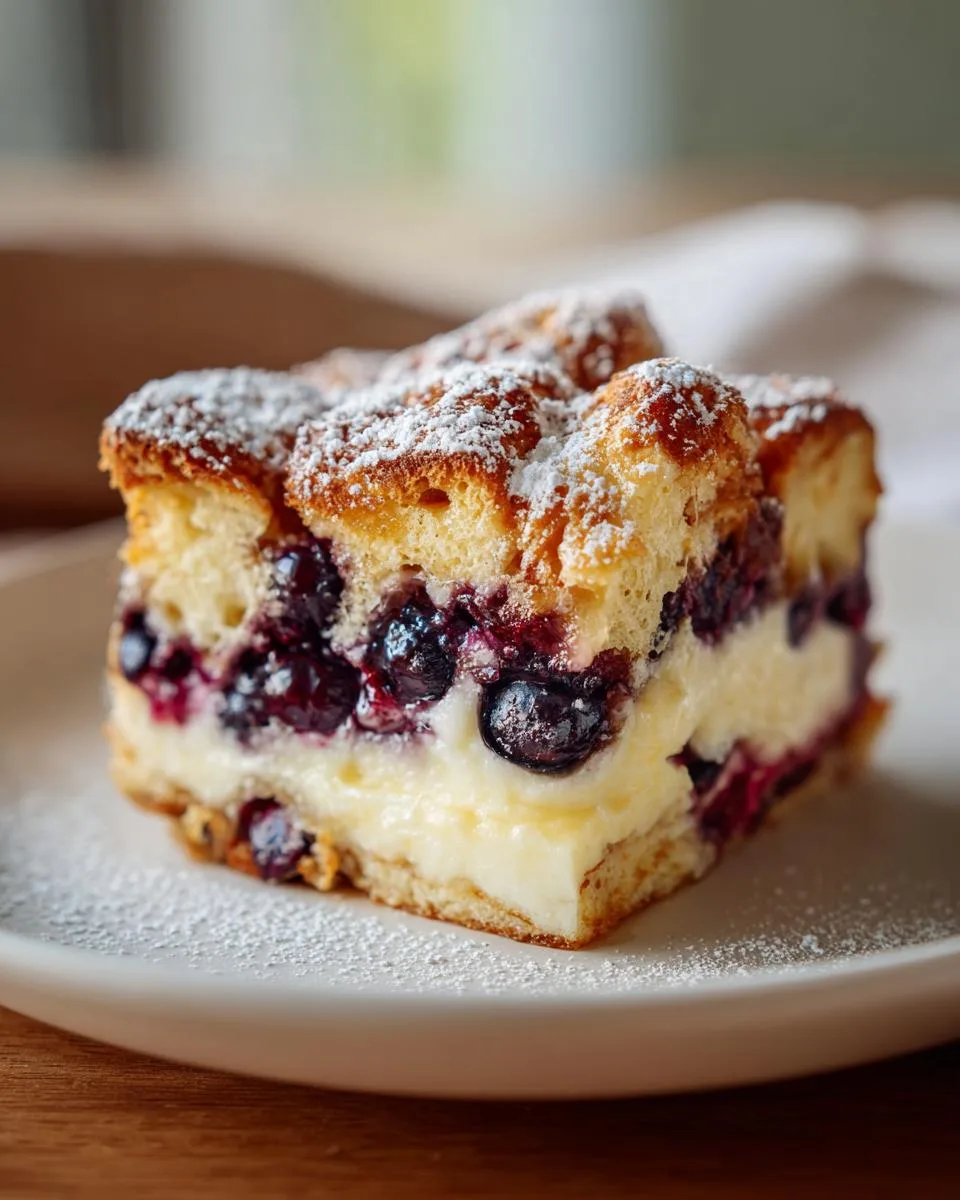 blueberry french toast casserole - detail 4