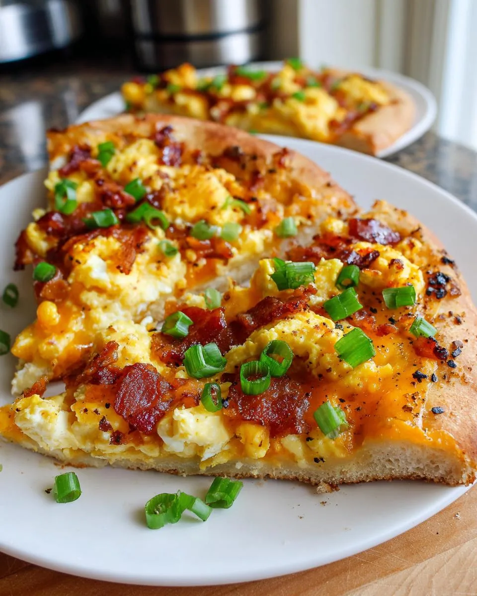 breakfast pizza - detail 3