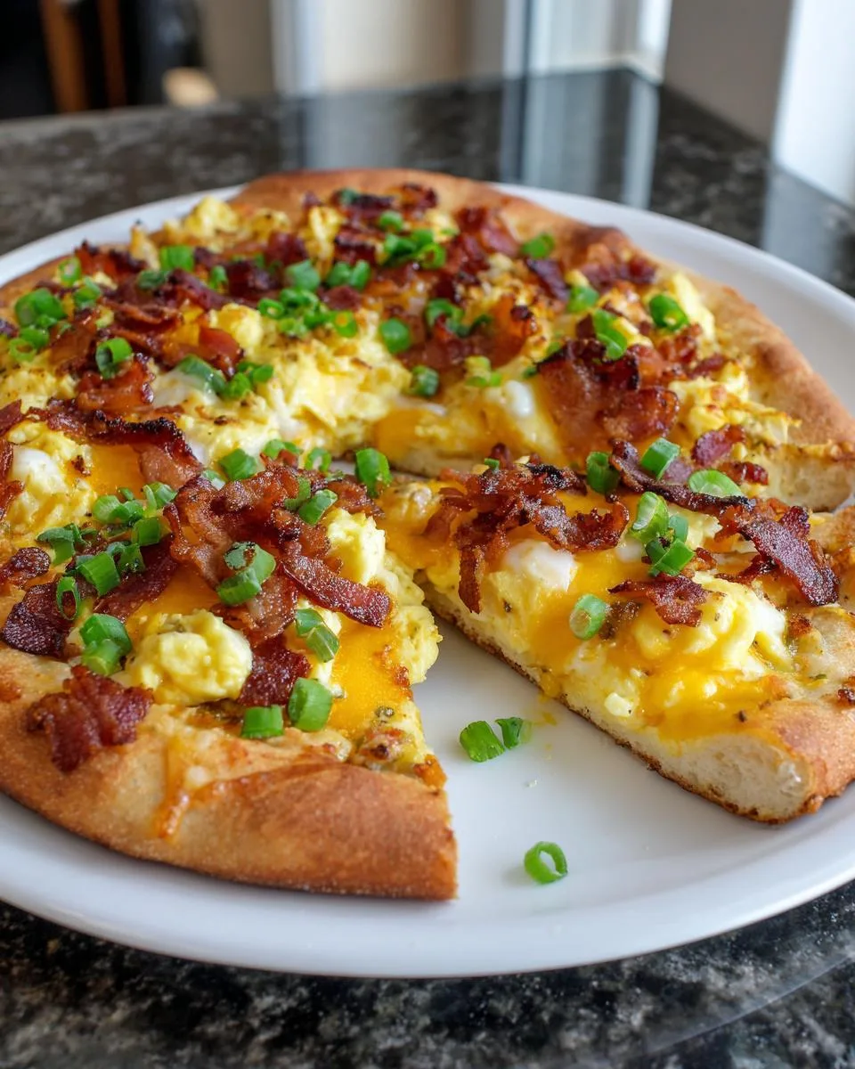 breakfast pizza - detail 4