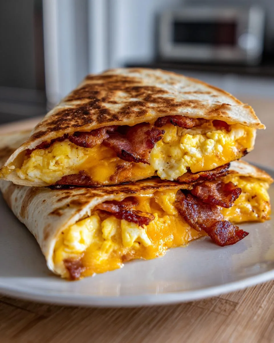 cheese breakfast quesadillas - detail 3