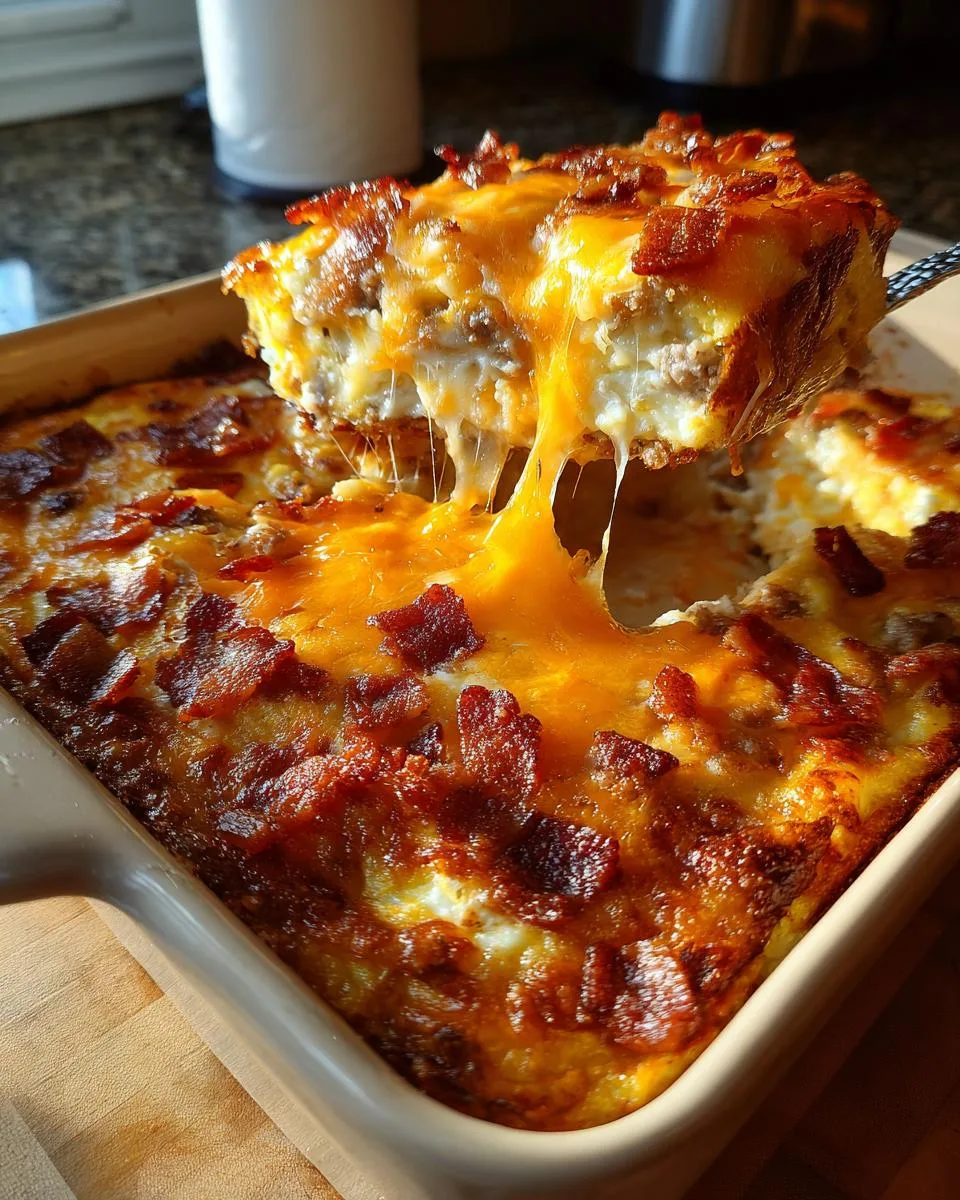 crack breakfast casserole - detail 1