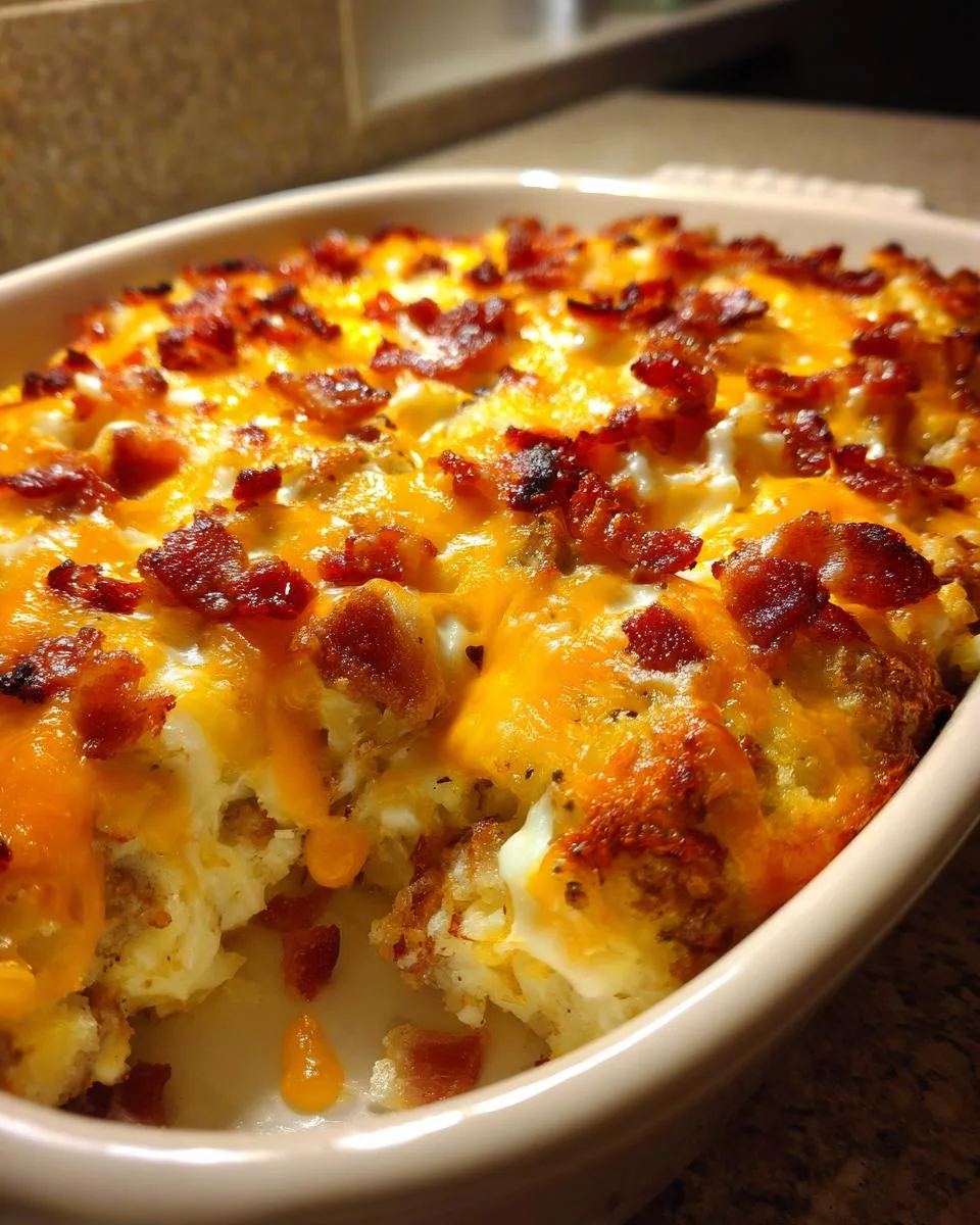crack breakfast casserole - detail 2