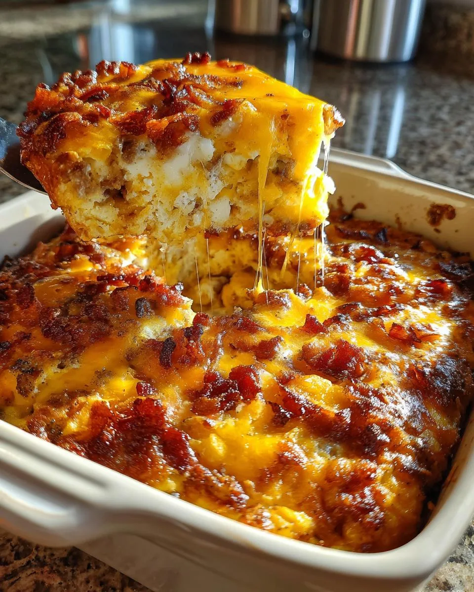 crack breakfast casserole - detail 3