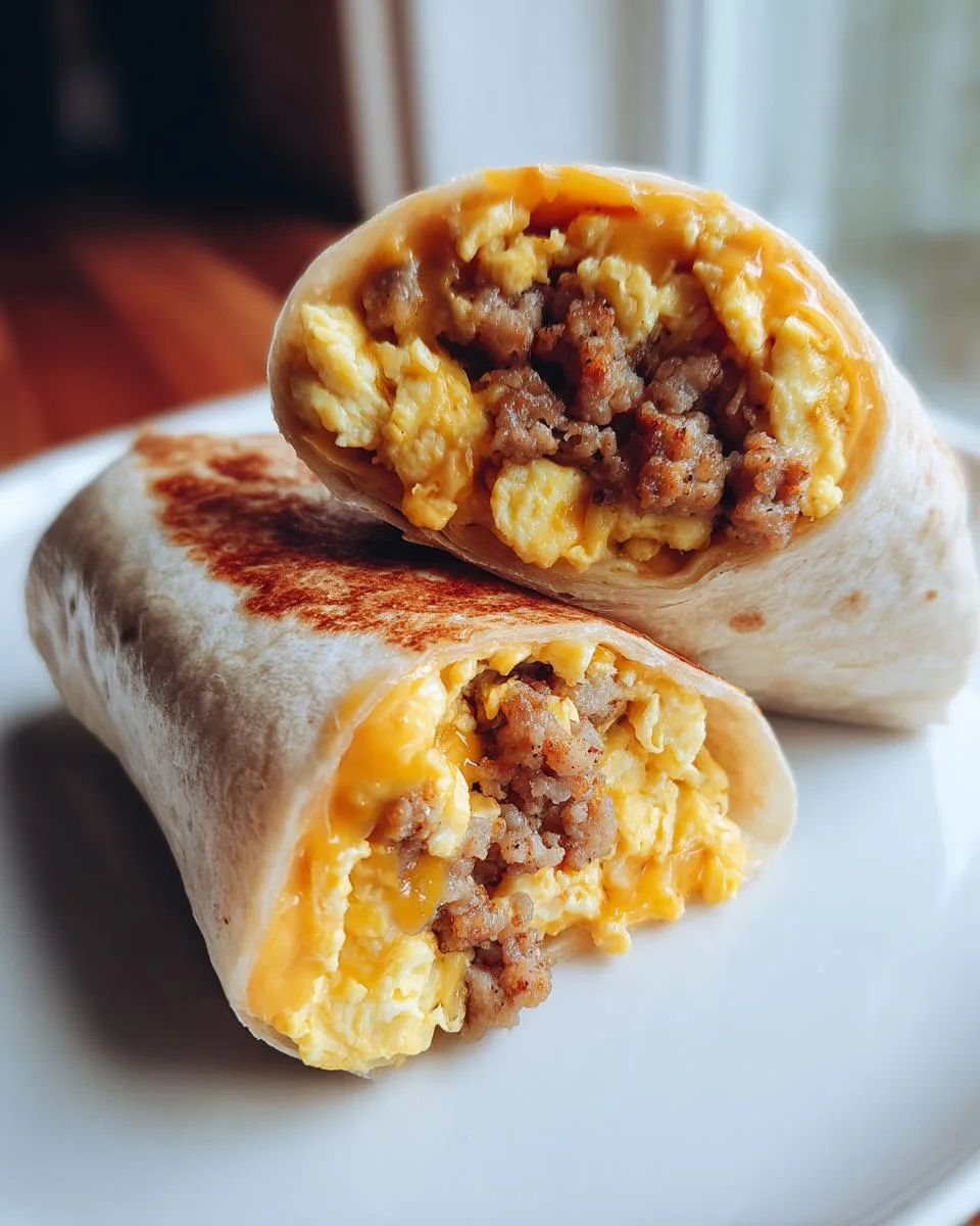 freezer breakfast burritos - detail 5